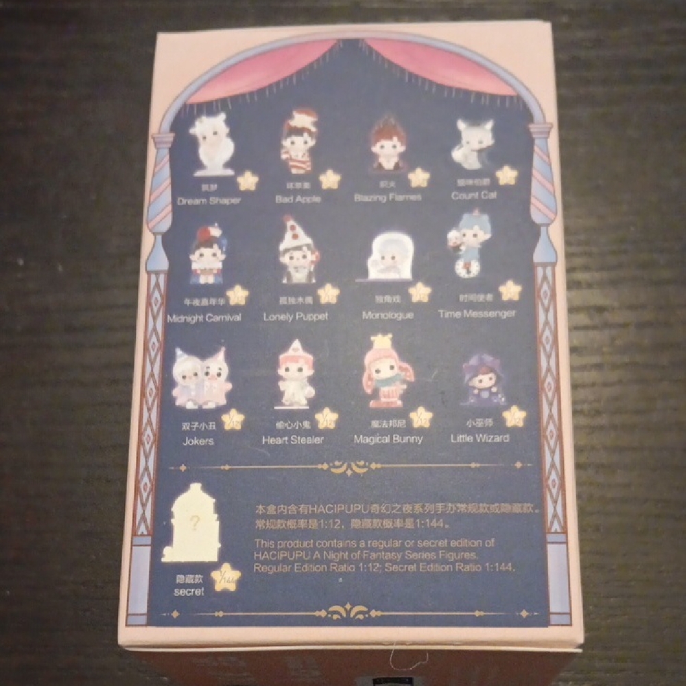 Hacipupu A Night of Fantasy Figure Labubu Blind Box 100% Authentic - Picture 3 of 4
